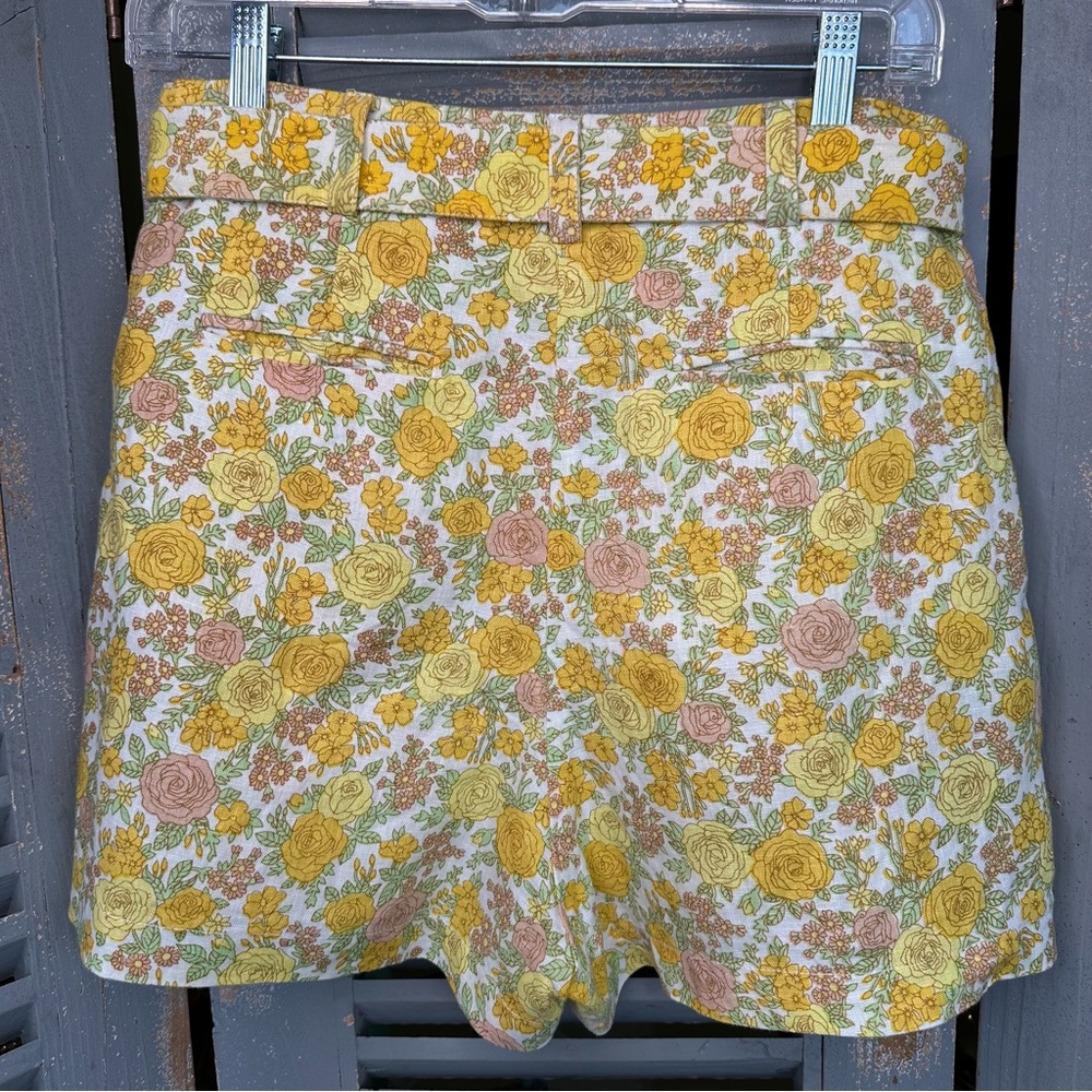 Faithfull The Brand Robina Top & Celia Skort Set Linen Garden Floral Sz 6 - Picture 14 of 16
